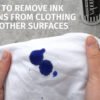 How to Get Ink Out of Clothes