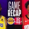 Houston Rockets vs Lakers Match Player Stats