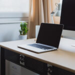 Laptop computer on a neat desk